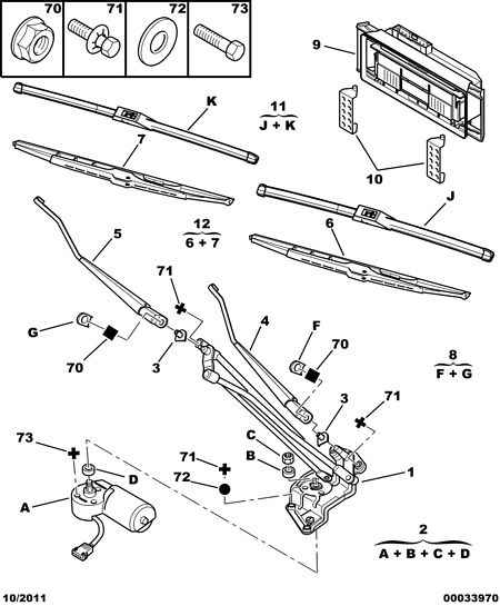 PEUGEOT (DF-PSA) 6426 KX - Щетка стеклоочистителя parts5.com