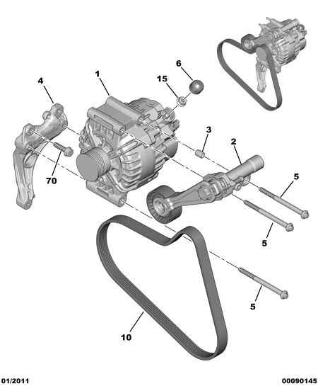 PEUGEOT 5705 KQ - Генератор parts5.com