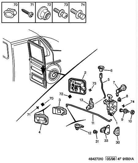 CITROËN (DF-PSA) 9170 F0 - Цилиндр замка parts5.com