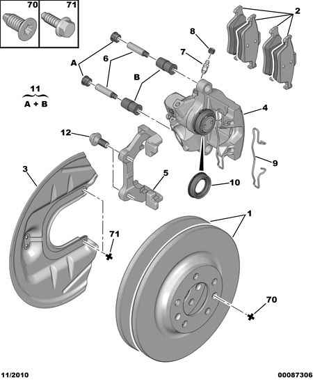 CITROËN 4249 G2 - Тормозной диск parts5.com