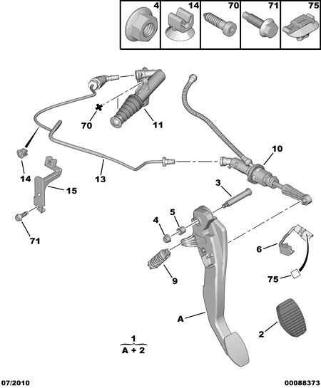 PEUGEOT 2182 J5 - Рабочий цилиндр, система сцепления parts5.com