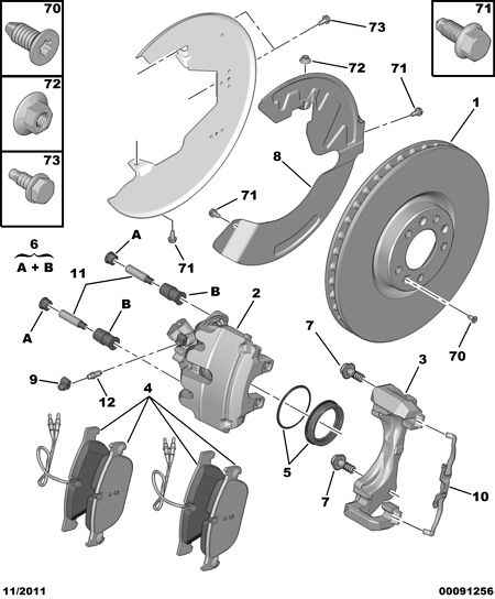 PEUGEOT 4404 J6 - Комплект направляющей гильзы parts5.com