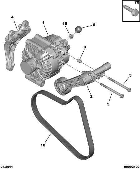 DS 5751.G9 - Натяжитель, поликлиновый ремень parts5.com