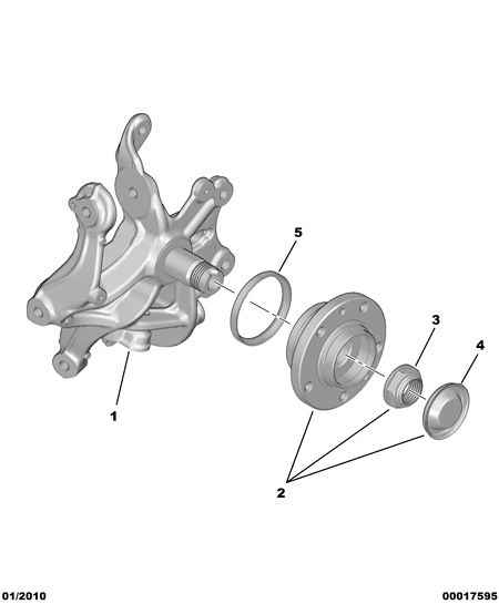 CITROËN 3748-A6 - Комплект подшипника ступицы колеса parts5.com