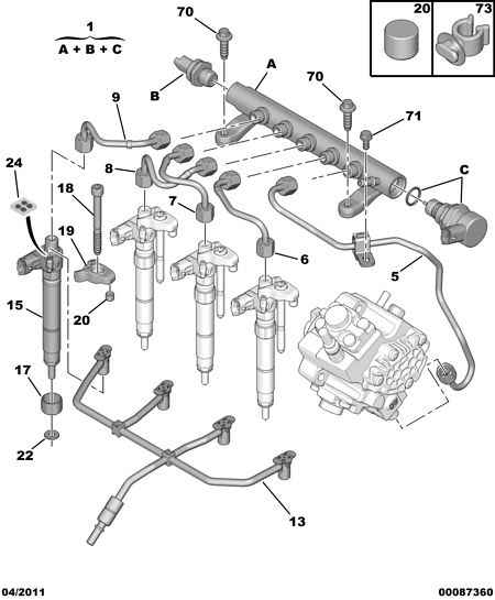 PEUGEOT (DF-PSA) 16 068 717 80 - Генератор parts5.com