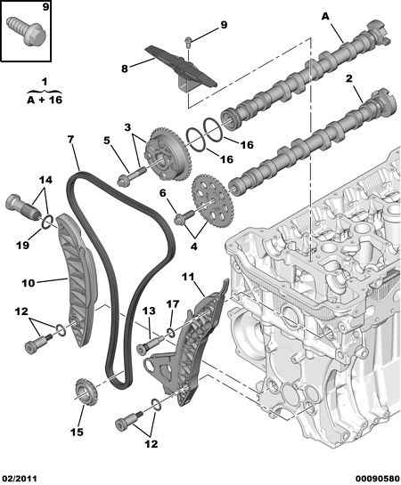 CITROËN 0806 77 - Комплект цепи привода распредвала parts5.com