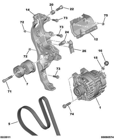 CITROËN 5750 YX - Поликлиновой ремень parts5.com