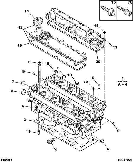 CITROËN 0249.A4 - Прокладка, крышка головки цилиндра parts5.com