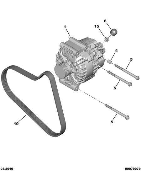 PEUGEOT 5750 YN - Поликлиновой ремень parts5.com