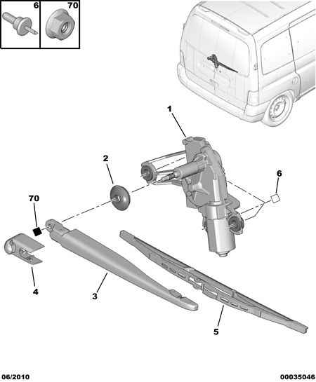 PEUGEOT 6426 SH - Limpiaparabrisas parts5.com