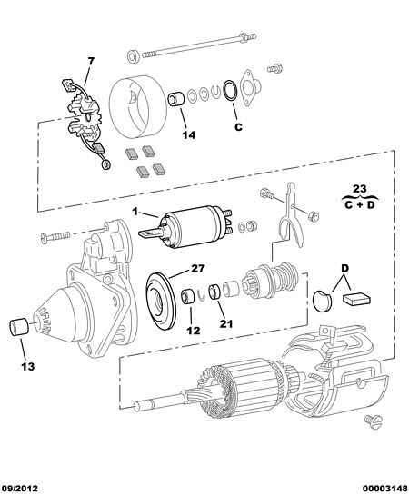 CITROËN 5826 08 - Втулка, вал стартера parts5.com