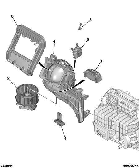 CITROËN 6480 55 - Сопротивление, реле, вентилятор салона parts5.com