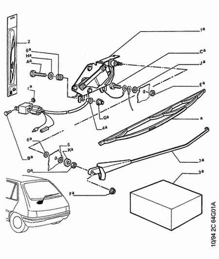 PEUGEOT (DF-PSA) 6426 T8 - Щетка стеклоочистителя parts5.com