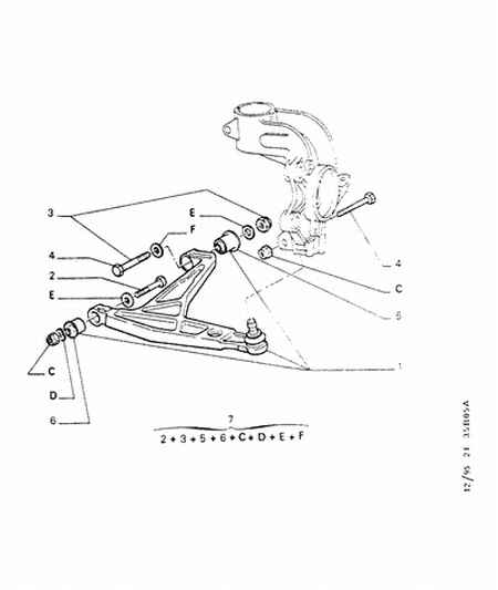 FIAT 3523 23 - Сайлентблок, рычаг подвески колеса parts5.com