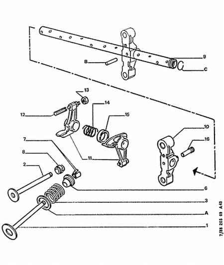 CITROËN 0956 28 - Комплект прокладок, стержень клапана parts5.com