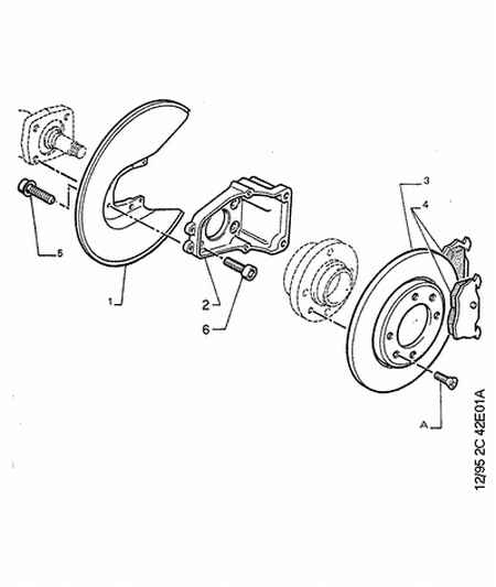 PEUGEOT 4246.H0 - Тормозной диск parts5.com