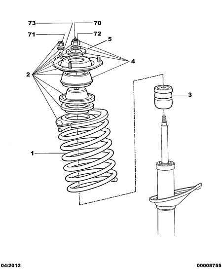 CITROËN 5033.23 - Отбойник, демпфер амортизатора parts5.com