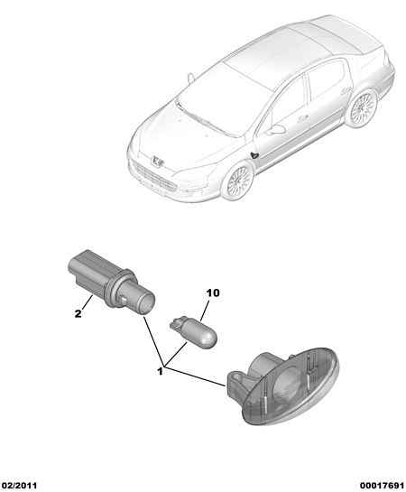 CITROËN 6371.48 - Лампа, мигающие / габаритные огни parts5.com