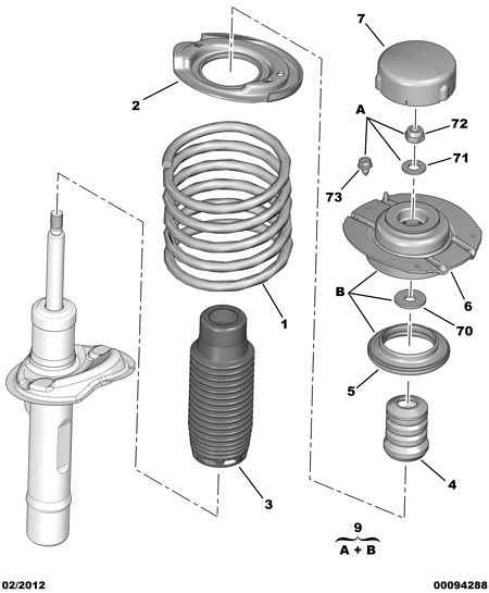 PEUGEOT 5033.58 - Отбойник, демпфер амортизатора parts5.com