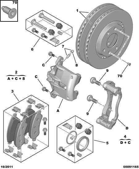 CITROËN/PEUGEOT 4249.83 - Тормозной диск parts5.com