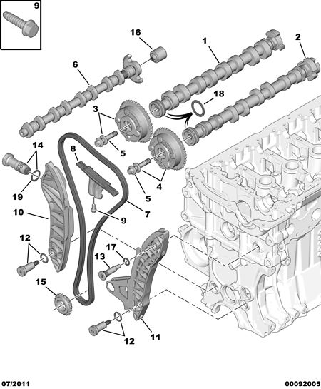 CITROËN 0820 27 - Комплект цепи привода распредвала parts5.com