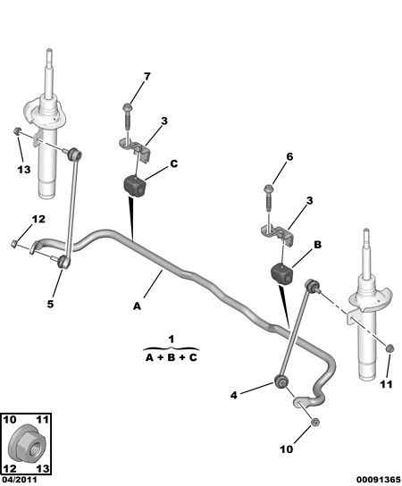 CITROËN 98 088 682 80 - Тяга / стойка, стабилизатор parts5.com