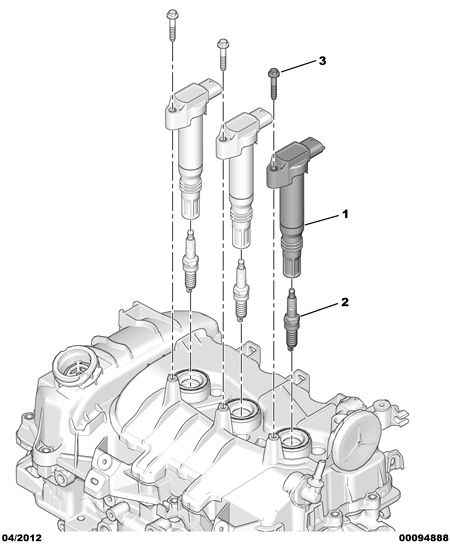 CITROËN/PEUGEOT 96 762 881 80 - Свеча зажигания parts5.com