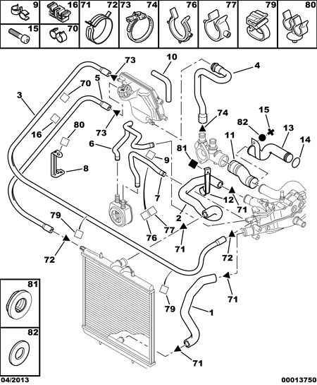 CITROËN 1307 WJ - Шланг радиатора parts5.com