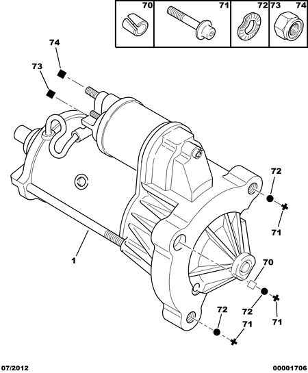 CITROËN/PEUGEOT 5802 W5 - Стартер parts5.com