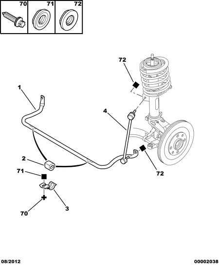 CITROËN 5087 59 - Тяга / стойка, стабилизатор parts5.com