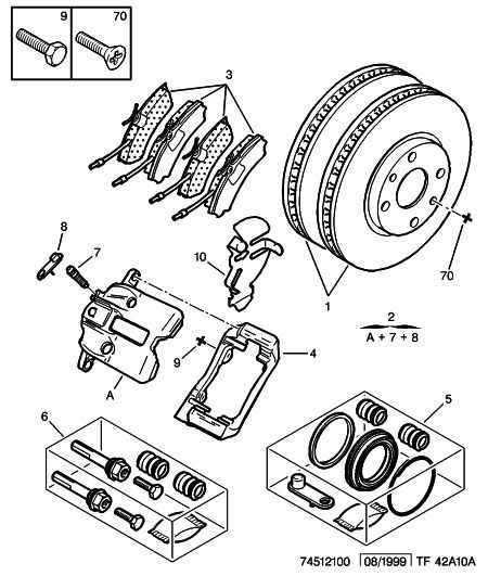 Volvo 4251 54 - Тормозные колодки, дисковые, комплект parts5.com