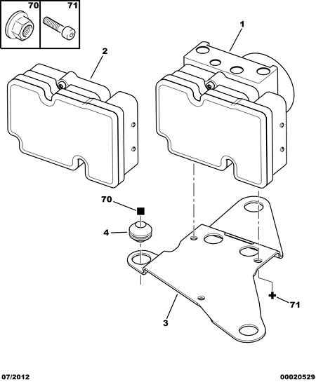 CITROËN 4537 74 - Выключатель фонаря сигнала торможения parts5.com