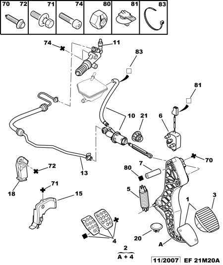 CITROËN 2182 22 - Рабочий цилиндр, система сцепления parts5.com