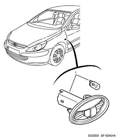 PEUGEOT 6325 G4 - Фонарь указателя поворота parts5.com