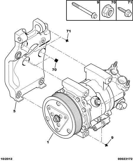 CITROËN 6453.ZA - Компрессор кондиционера parts5.com