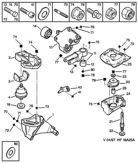 CITROËN 1844.25 - Подушка, опора, подвеска двигателя parts5.com