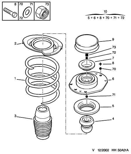 DS 5035 27 - Cojienete de rodillos, columna amortiguación parts5.com