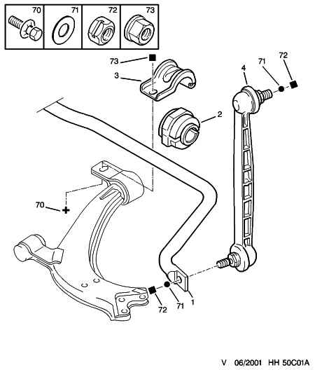 PEUGEOT (DF-PSA) 5087 42 - Тяга / стойка, стабилизатор parts5.com