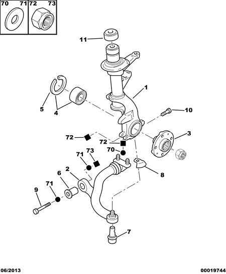 PEUGEOT 3520.92 - Рычаг подвески колеса parts5.com