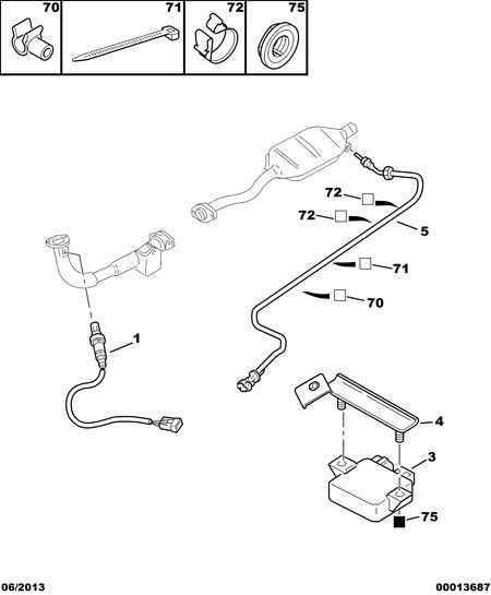 PEUGEOT 1628.HT - Lambda Sensor parts5.com