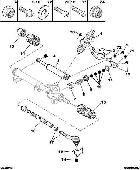 CITROËN 3812 A9 - Осевой шарнир, рулевая тяга parts5.com