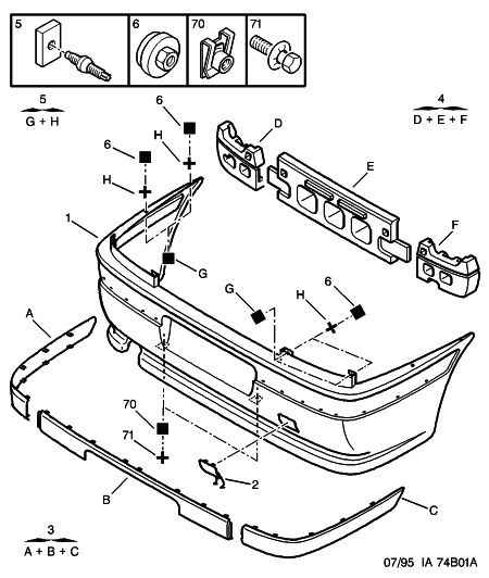 PEUGEOT 7410 H8 - Буфер, бампер parts5.com