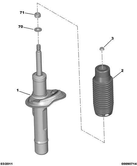 CITROËN (DF-PSA) 5202 Q2 - Амортизатор parts5.com