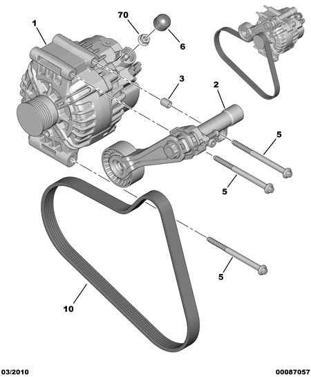 DS 5751.E7 - Натяжитель, поликлиновый ремень parts5.com