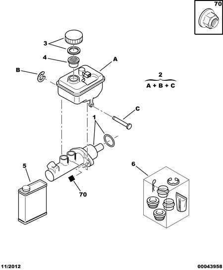 CITROËN 4601 J8 - Главный тормозной цилиндр parts5.com