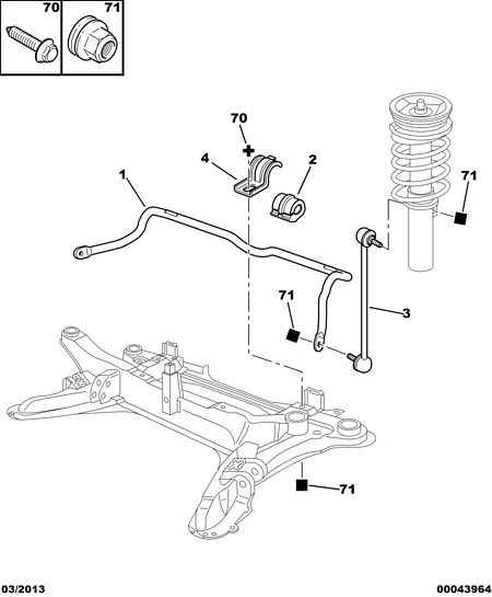 CITROËN 5087.60 - Тяга / стойка, стабилизатор parts5.com