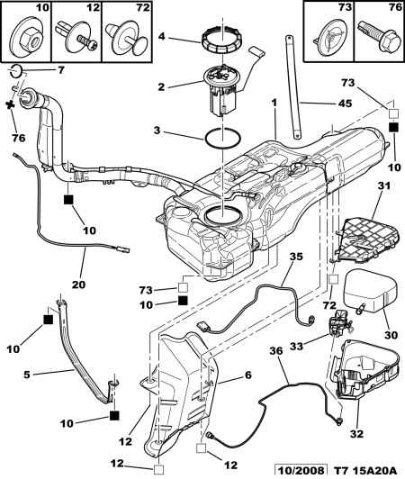 PEUGEOT (DF-PSA) 1531 41 - Прокладка, датчик уровня топлива parts5.com