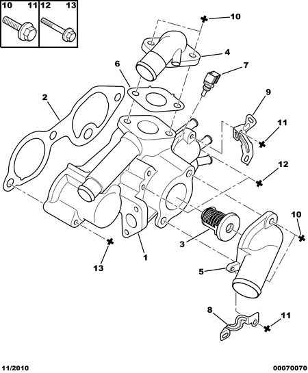 CITROËN 1338 G4 - Датчик, температура охлаждающей жидкости parts5.com