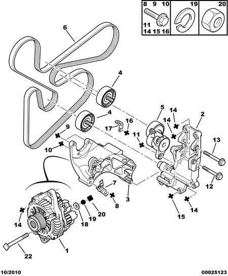 PEUGEOT 5751.G4 - Направляющий ролик, поликлиновый ремень parts5.com