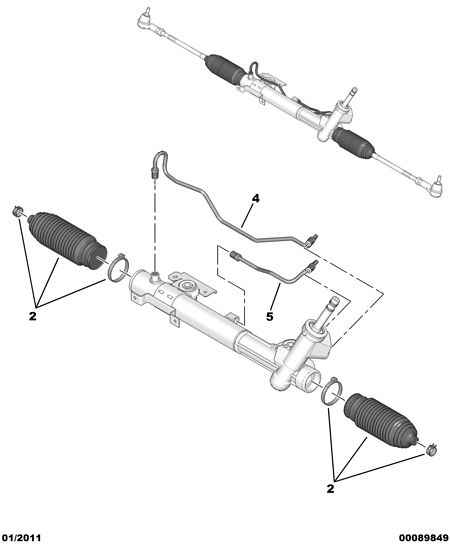 CITROËN 4066 84 - Комплект пыльника, рулевое управление parts5.com